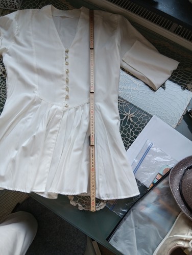 Vintage bluse minikleid m - bluse,, s/
