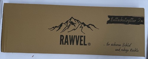Rawvel bettgitter grau 2m - rawvel®, [2m]