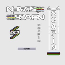 Scapin bicycle decals - scapin,