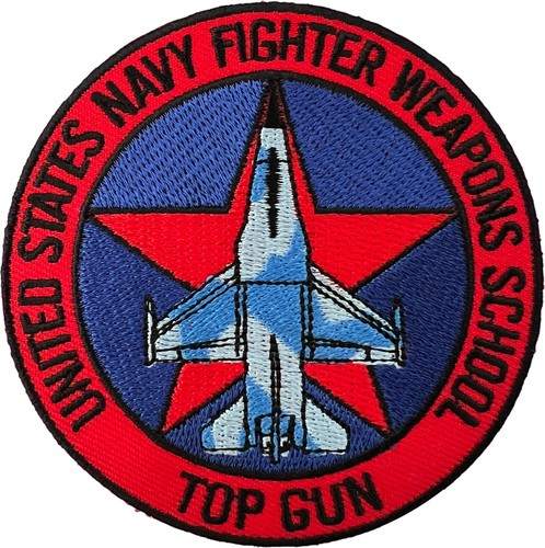 Top gun patch - top, bügelbild