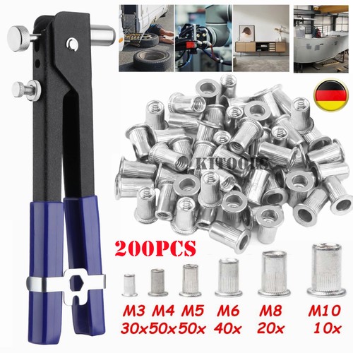200stk alu blindnietmuttern - alu,