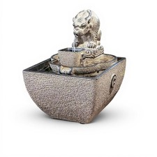 Wasserbrunnen Tischdeko im