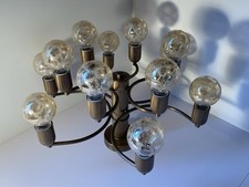 Vielhaber Leuchten Deckenleuchte Sputnik Messing Architectonic  70er 80er