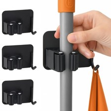 4x Gerätehalter Besenhalter