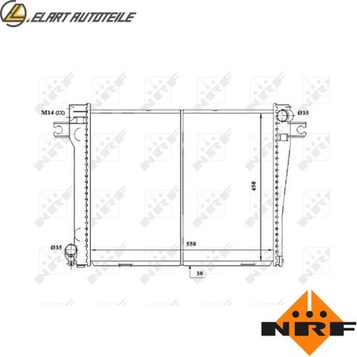 Kühler motorkühlung 58338 - motorkÜhlung,