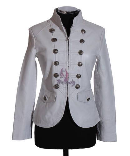 Scarlet damen lederjacke weiß - scarlet,