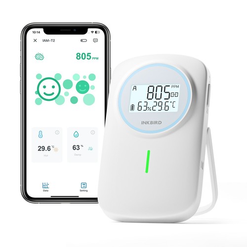 Bluetooth co2 melder - co2,