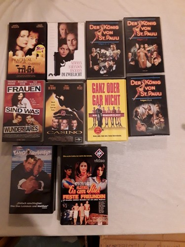 22x vhs videofilme konvolut - videofilme,