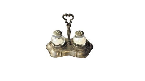 Zinn menage salz und - salz, pfeffer