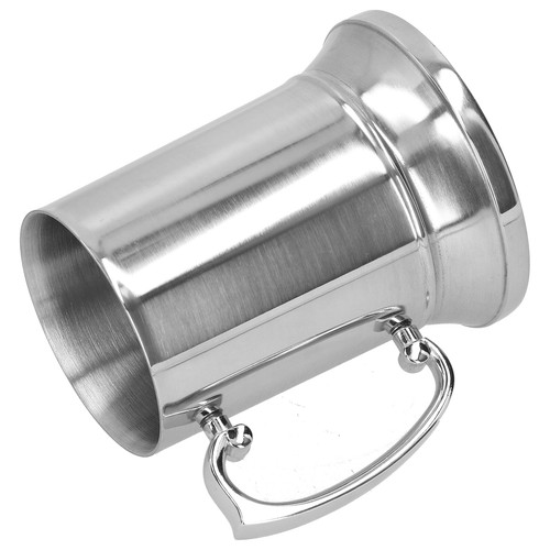 Edelstahlbecher silberfarben - edelstahlbecher,