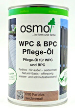 Osmo WPC & BPC Pflege Öl Holzöl für Terrassendielen seidenmatt 030 farblos - 1 L