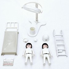 1976 playmobil Klicky 3404 KRANKENSTATION Teile Figuren