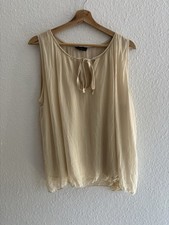 Sommerbluse, ärmellos, Seide