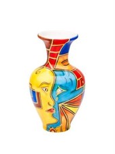 Vase 15cm handbemalt - , “face