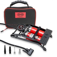 Doppellaufzylinder Fußpumpe