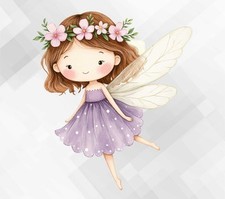 Aquarell Fee Mädchen Wand