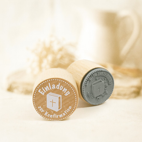 Motivstempel einladung zur - einladung,