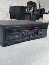 TEAC W-1200 Doppel-Kassettendeck - Schwarz (W-1200)