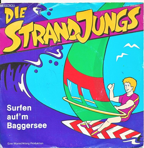 Surfen auf baggersee die - auf'm,