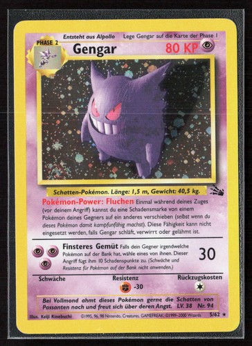 Pokemon tcg gengar fossil - pokemon,