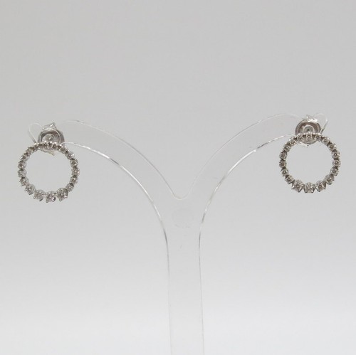 585 weißgold ohrstecker - 585/-er,