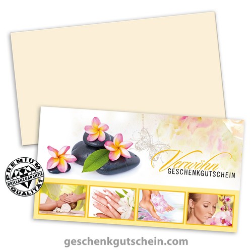 Gutscheinkarten mit kuverts - mit,