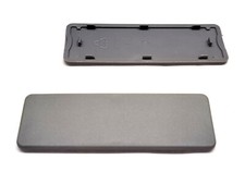 2x HETTICH Innotech Abdeckkappe Schubkasten Schublade Auszug 72x24mm hellgrau