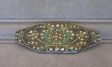 Original Pierre Bex Brosche, Vintage, Art Deco-Stil