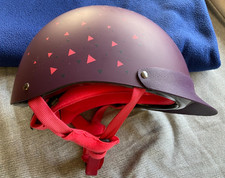 Decathlon Reithelm Größe S = 52-55 cm Farbe lila fast wie neu