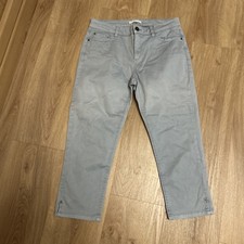 Damen capri hose hellblau - hellblau, gr
