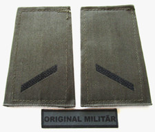 KLETT Dienstgradabzeichen Heer Gefreiter schwarz/oliv  Aufschiebeschlaufen
