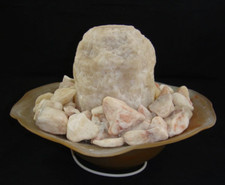 Edelstein Orangencalzit Zimmerbrunnen / Tischbrunnen, 5,6 kg