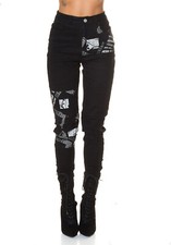 Trendy Highwaist Jeans mit