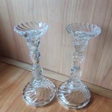 2 schöne alte  Pressglas