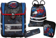McNeill Schulranzen 5tlg Set PERFECTO MARVEL SPIDER MAN Motivmagnet