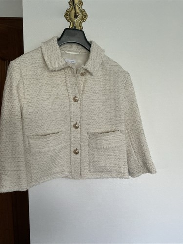 Damen bouclejacke creme gr - in,