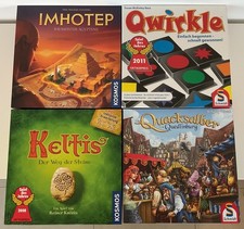 Sammlung 4 Verschiedene Spiele