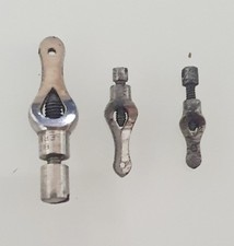 VINTAGE Boley und Leinen Uhrmacher-Drehbank-Set Spannzangen3 Stück -Mitnehmern 