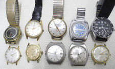 10 Stück Vintage Herren/Damen Armbanduhren Defekt für Bastler