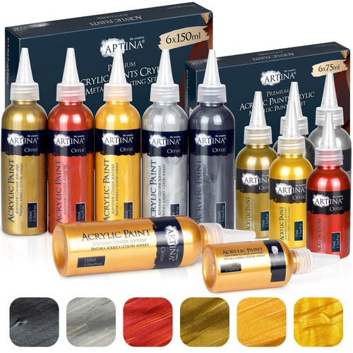 6er set metallic - set,