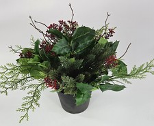 IKEA "FEJKA" Kunstpflanze - Weihnachtsdeko - Stechpalme - für Innen und Außen