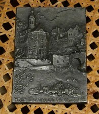 11,7x8,2cm Gusseisenplakette