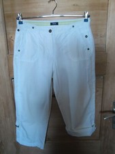 Damen Sommerhose, Capri *** CECIL Style: Jessy *** Gr. W29 INCH 22 weiß Top Zust