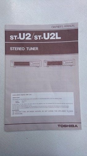 Toshiba u2l stereo - st-u2/st-u2l, -stereo