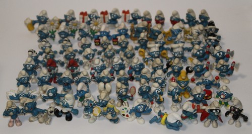 Große schlumpf sammlung - schlumpf,