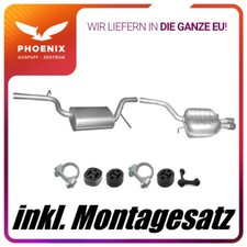 VW Passat B6 + CC 1.8 2.0 (2005-2012) Auspuffanlage Mittel+Endschalldämpfer