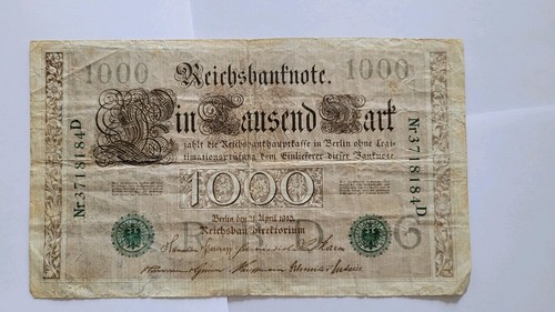 1000 mark reichsbanknote - 1000,