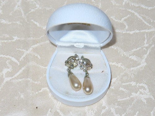 Paar vintage ohrringe ohrclips - vintage,