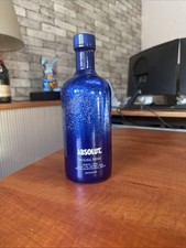 Absolut Vodka - Uncover - Limited Edition blue blau sparkle 0,7 Liter, Neu