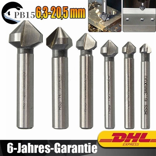 6pcs kegelsenker satz - 90°,